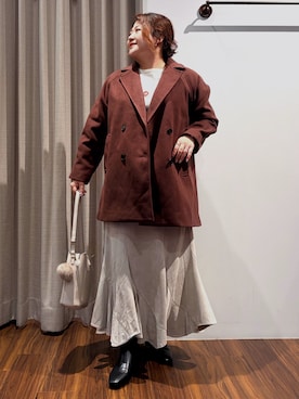 Tomoさん（レディース・159cm）の秋コーディネート
