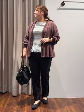 Tomoさん(レディース・159cm)の秋コーディネート