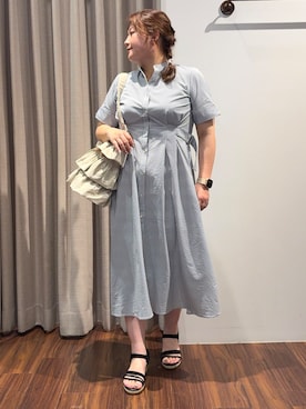 Tomoさん(レディース・159cm)の夏コーディネート