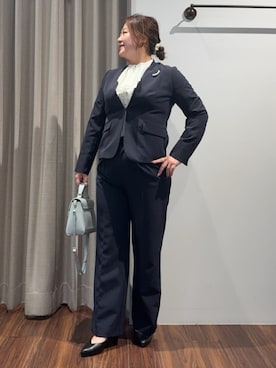 Tomoさん(レディース・159cm)の冬コーディネート