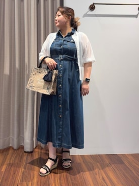 Tomoさん(レディース・159cm)の夏コーディネート