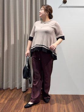 Tomoさん(レディース・159cm)の秋コーディネート