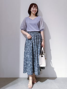 「ブルベ」｜のんさん（レディース・157cm）の春コーディネート