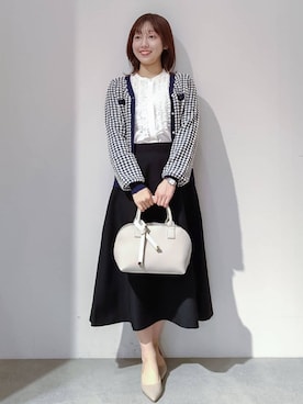 「index（インデックス）のアイテム（バッグ）」を使った、のんさん（レディース・157cm）の冬コーディネート