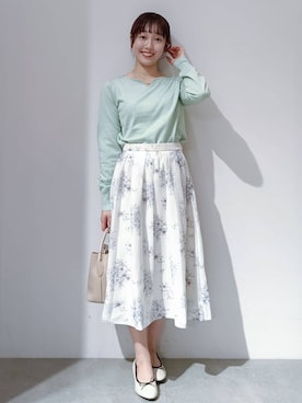 「index（インデックス）のアイテム（バッグ）」を使った、のんさん（レディース・157cm）の冬コーディネート