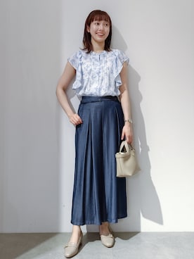 のんさん(レディース・157cm)の夏コーディネート