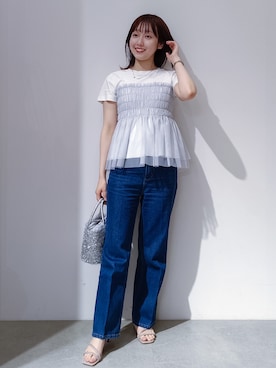 「ブルベ」｜のんさん（レディース・157cm）の春コーディネート