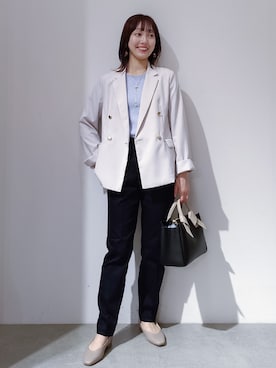 「ブルベ」｜のんさん（レディース・157cm）の春コーディネート