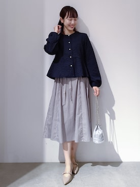 「index（インデックス）のアイテム」を使った、のんさん（レディース・157cm）の秋コーディネート