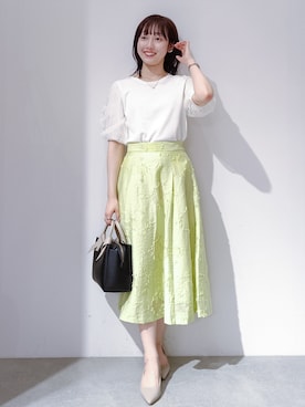 「デート服」｜のんさん（レディース・157cm）の春コーディネート