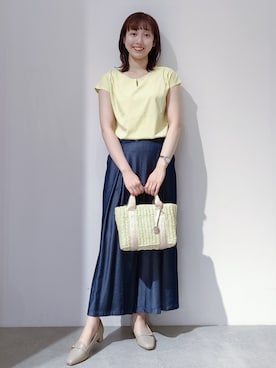 「index（インデックス）のアイテム」を使った、のんさん（レディース・157cm）の春コーディネート
