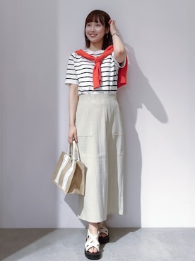 「ブルベ」｜のんさん（レディース・157cm）の夏コーディネート
