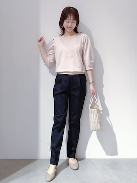 「デート服」｜のんさん（レディース・157cm）の春コーディネート