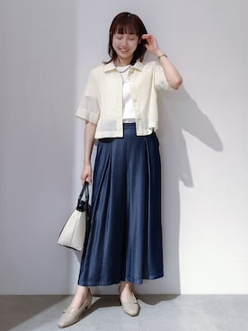 のんさん(レディース・157cm)の夏コーディネート