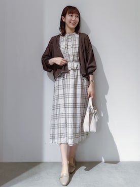 「index（インデックス）のアイテム」を使った、のんさん（レディース・157cm）の春コーディネート