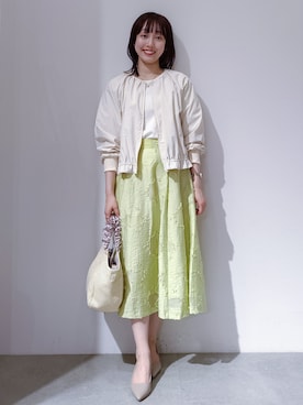 「index（インデックス）のアイテム（バッグ）」を使った、のんさん（レディース・157cm）の春コーディネート