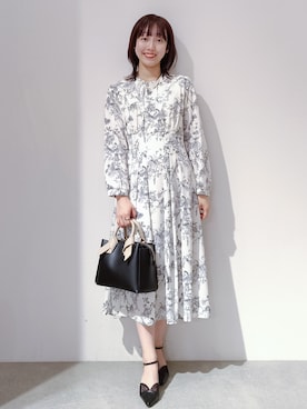 「デート服」｜のんさん（レディース・157cm）の春コーディネート