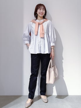 「index（インデックス）のアイテム（バッグ）」を使った、のんさん（レディース・157cm）の春コーディネート