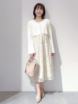 「index（インデックス）のアイテム（バッグ）」を使った、のんさん（レディース・157cm）の春コーディネート