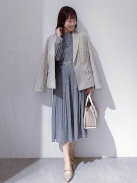 「index（インデックス）のアイテム」を使った、のんさん（レディース・157cm）の秋コーディネート