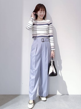 「index（インデックス）のアイテム（バッグ）」を使った、のんさん（レディース・157cm）の春コーディネート