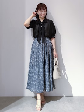「ブルベ」｜のんさん（レディース・157cm）の春コーディネート