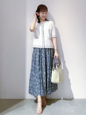 「ブルベ」｜のんさん（レディース・157cm）の夏コーディネート