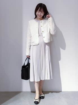 「index（インデックス）のアイテム」を使った、のんさん（レディース・157cm）の秋コーディネート