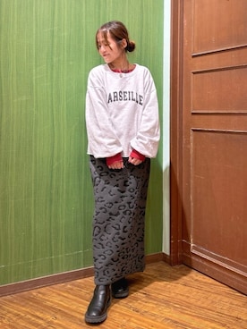 「DRESKIP（ドレスキップ）のアイテム」を使った、kaoさん（レディース・153cm）の冬コーディネート