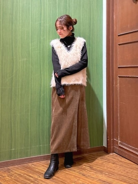 kaoさん（レディース・153cm）の冬コーディネート
