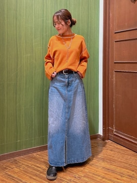 「INDIVI（インディヴィ）のアイテム」を使った、kaoさん（レディース・153cm）の冬コーディネート