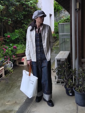 「SUGARHILL（シュガーヒル）のアイテム」を使った、ヨゴロウザさん（メンズ・172cm）の春コーディネート