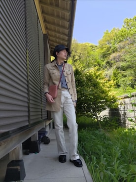 「SUGARHILL（シュガーヒル）のアイテム」を使った、ヨゴロウザさん（メンズ・172cm）の春コーディネート