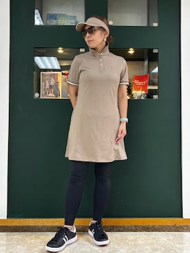 「adabat（アダバット）のアイテム」を使った、YKRさん（レディース・164cm）の夏コーディネート