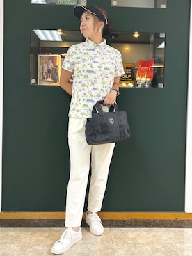 「ADABAT STREAM（アダバットストリーム）のアイテム」を使った、YKRさん（レディース・164cm）の夏コーディネート