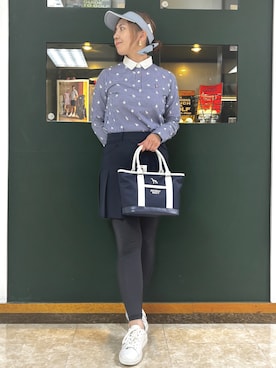 「adabat（アダバット）のアイテム」を使った、YKRさん（レディース・164cm）の夏コーディネート