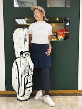 「adabat（アダバット）のアイテム」を使った、YKRさん（レディース・164cm）の夏コーディネート