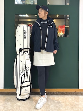 「ゴルフ」｜YKRさん（レディース・164cm）の秋コーディネート