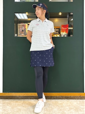 「adabat（アダバット）のアイテム」を使った、YKRさん（レディース・164cm）の夏コーディネート