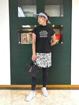 「ADABAT STREAM（アダバットストリーム）のアイテム」を使った、YKRさん（レディース・164cm）の春コーディネート