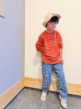 「MARKEY'S（マーキーズ）のアイテム」を使った、hu-goさん（キッズ・120cm）の夏コーディネート