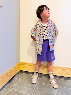 hu-goさん（キッズ・120cm）の夏コーディネート