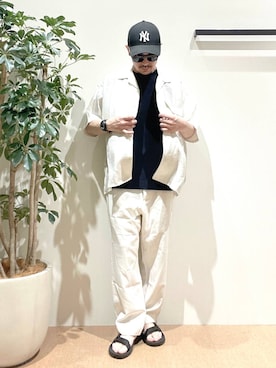 「BAYFLOW（ベイフロー）のアイテム」を使った、sakuさん（メンズ・171cm）の夏コーディネート