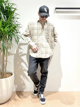 「BAYFLOW（ベイフロー）のアイテム」を使った、sakuさん（メンズ・171cm）の秋コーディネート