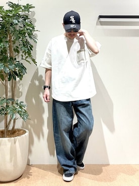 「PENDLETON（ペンドルトン）のアイテム」を使った、sakuさん（メンズ・171cm）の春コーディネート