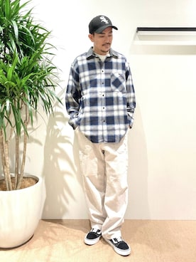 「BAYFLOW（ベイフロー）のアイテム」を使った、sakuさん（メンズ・171cm）の秋コーディネート
