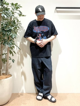 「BAYFLOW（ベイフロー）のアイテム」を使った、sakuさん（メンズ・171cm）の夏コーディネート