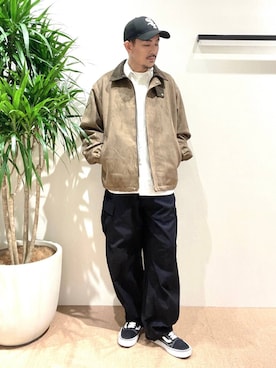 「BAYFLOW（ベイフロー）のアイテム」を使った、sakuさん（メンズ・171cm）の秋コーディネート