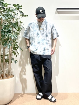 「BAYFLOW（ベイフロー）のアイテム」を使った、sakuさん（メンズ・171cm）の夏コーディネート
