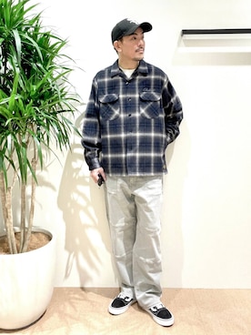 「BAYFLOW（ベイフロー）のアイテム」を使った、sakuさん（メンズ・171cm）の秋コーディネート